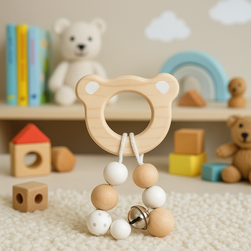 Holz-Greifling Bär – Babyspielzeug